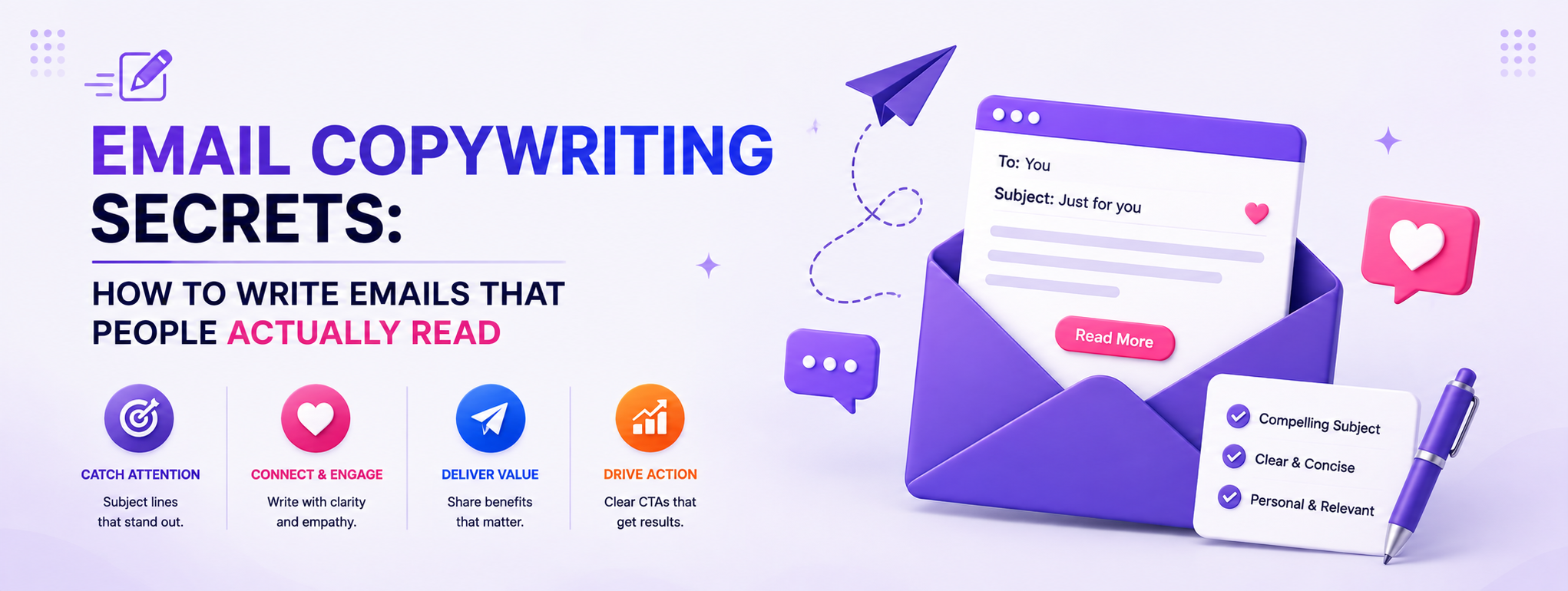 Email Copywriting Secrets: How To Write Emails That People Actually Read